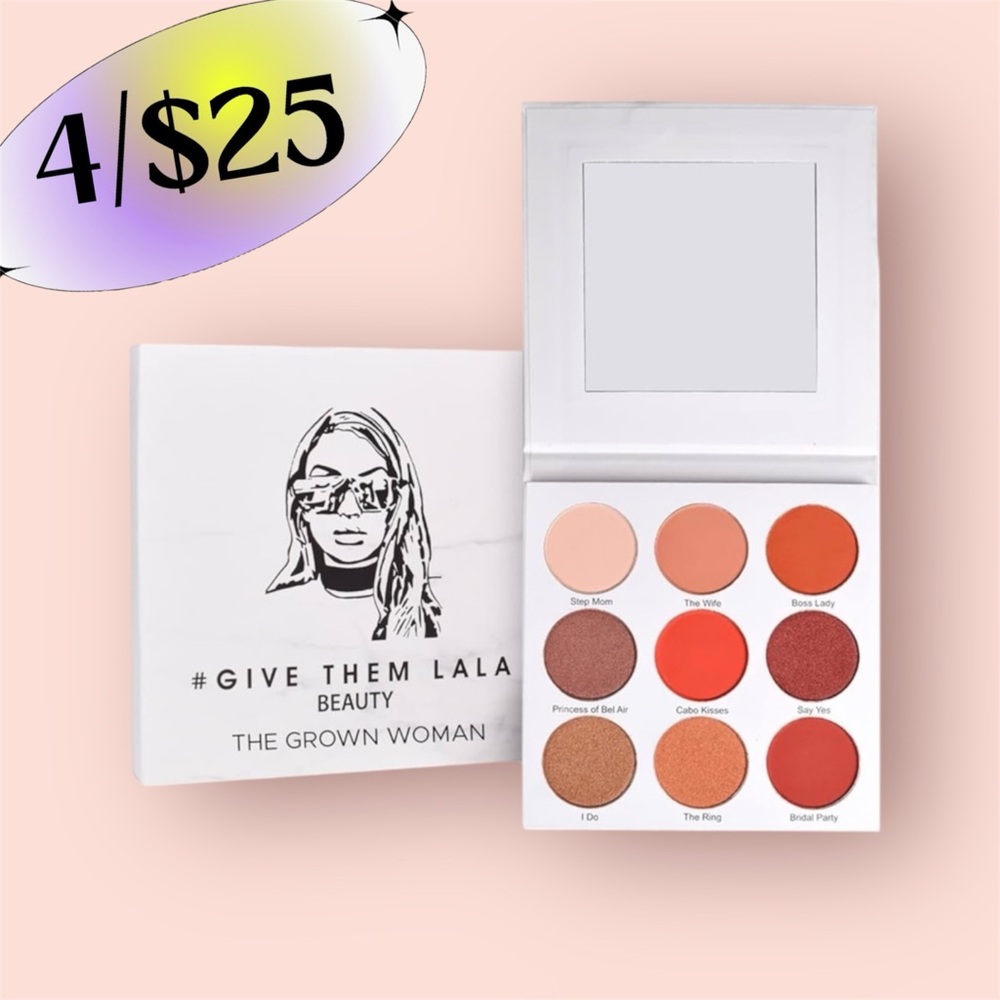 4/$25 GIVE THEM LALA BEAUTY The Grown Woman Makeup Palette